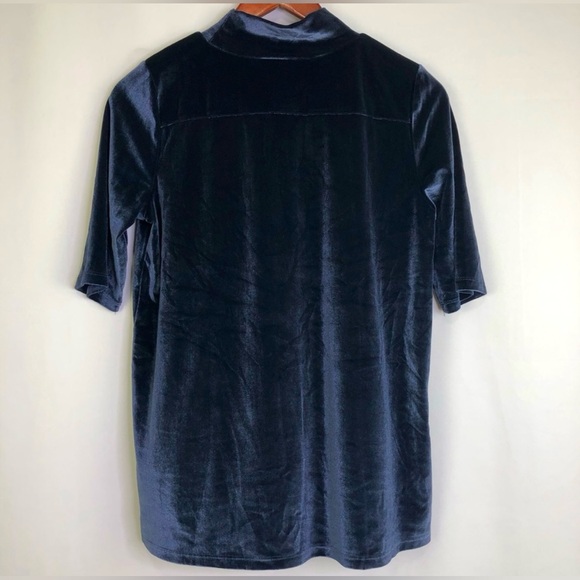 Loft Velvet Mock Turtleneck - Picture 3 of 15